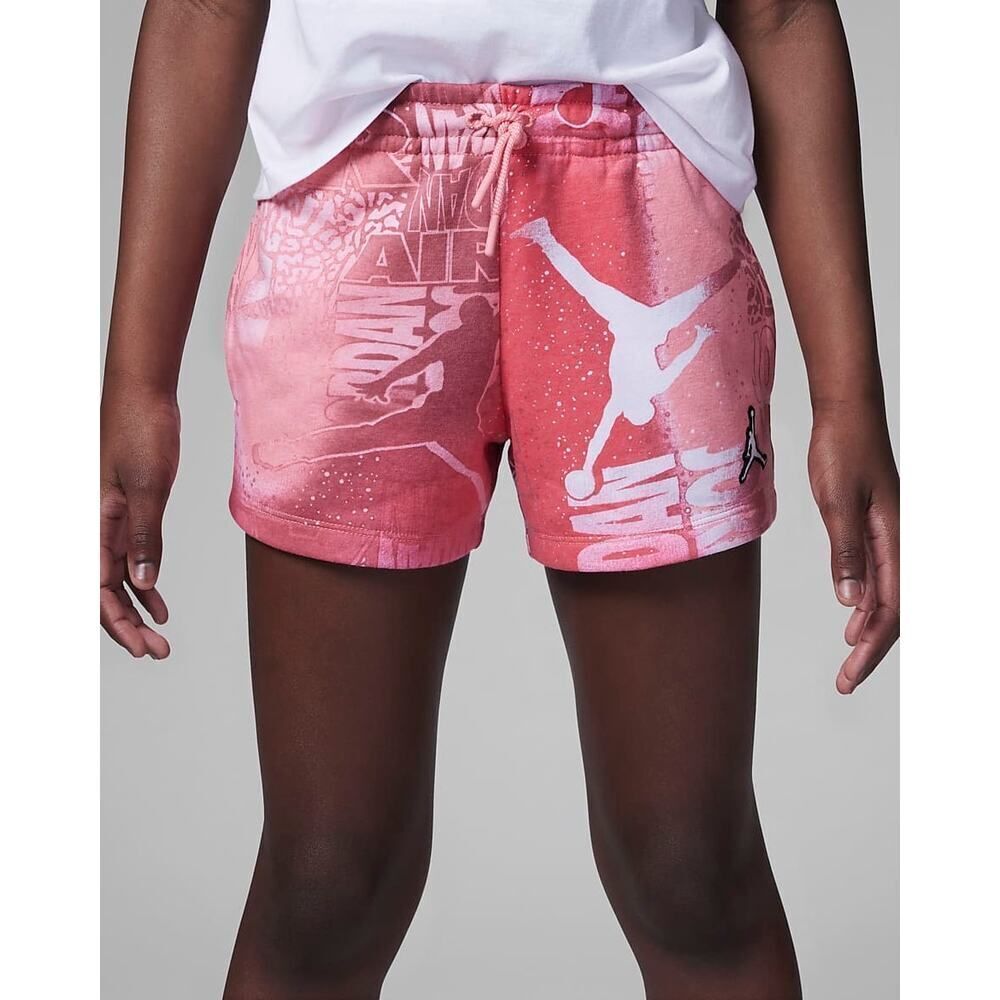 Air Jordan Girls Coral‎ Chalk Athletic Shorts Size S
